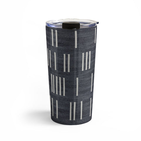 Holli Zollinger BOGO DENIM MUDCLOTH Travel Mug