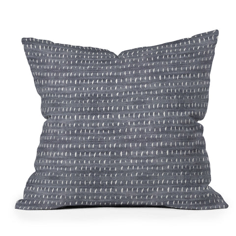 Holli Zollinger BOGO DENIM RAIN LIGHT Outdoor Throw Pillow
