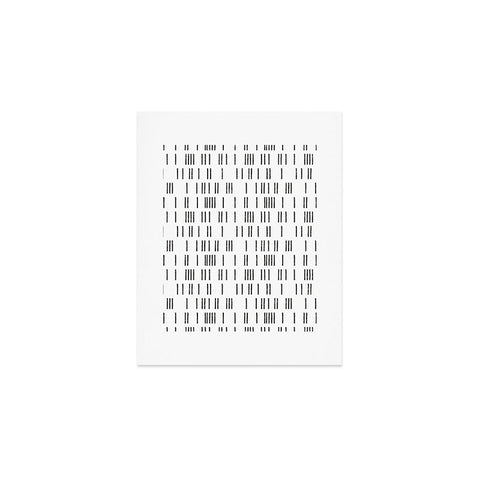 Holli Zollinger BOGO MUDCLOTH WHITE Art Print