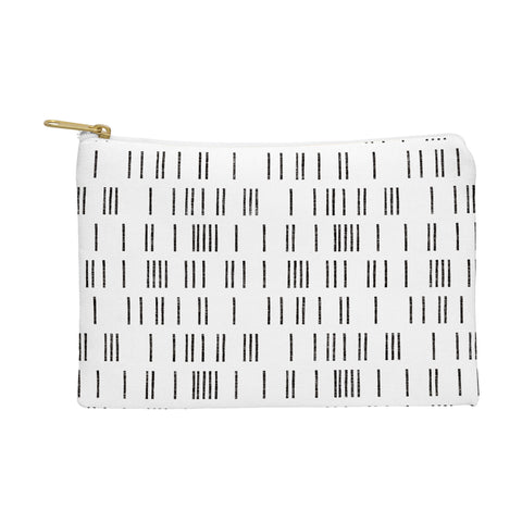Holli Zollinger BOGO MUDCLOTH WHITE Pouch