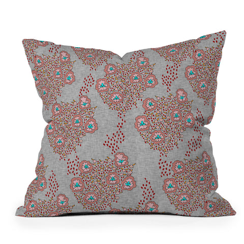 Holli Zollinger Boho Light Floral Outdoor Throw Pillow