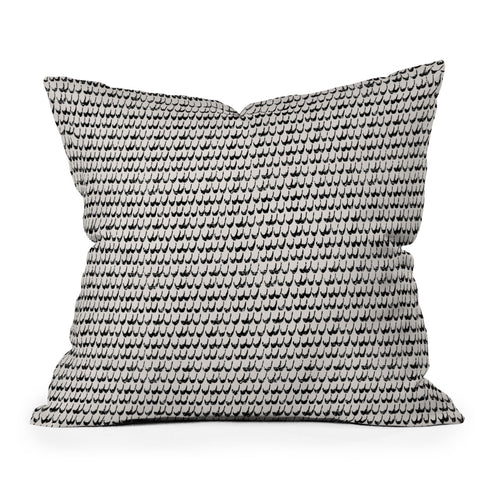 Holli Zollinger BOHO SCALLOP Outdoor Throw Pillow