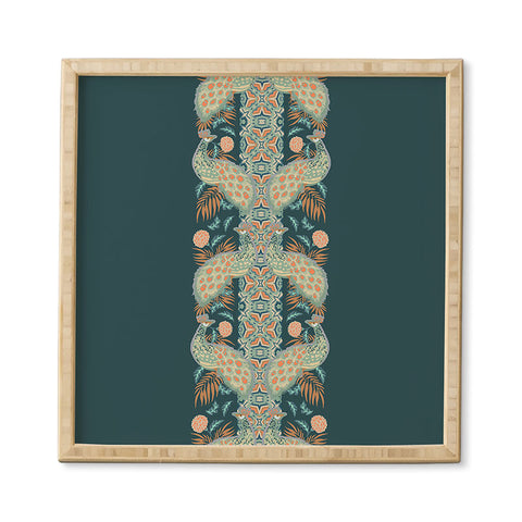Holli Zollinger CHATEAU PEACOCK Framed Wall Art
