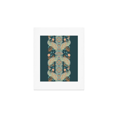 Holli Zollinger CHATEAU PEACOCK Art Print