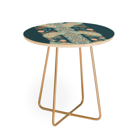 Holli Zollinger CHATEAU PEACOCK Round Side Table