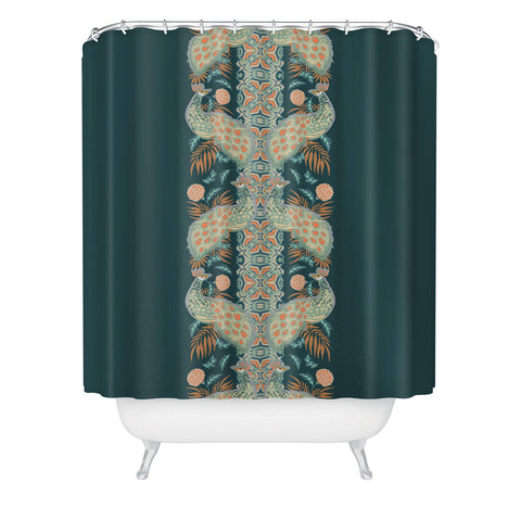 Holli Zollinger CHATEAU PEACOCK Shower Curtain