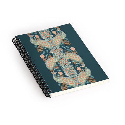 Holli Zollinger CHATEAU PEACOCK Spiral Notebook