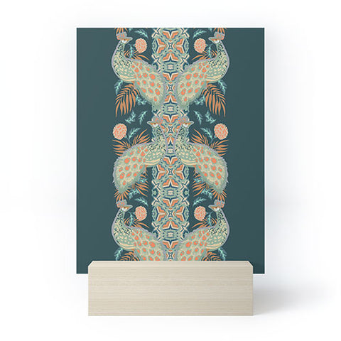 Holli Zollinger CHATEAU PEACOCK Mini Art Print