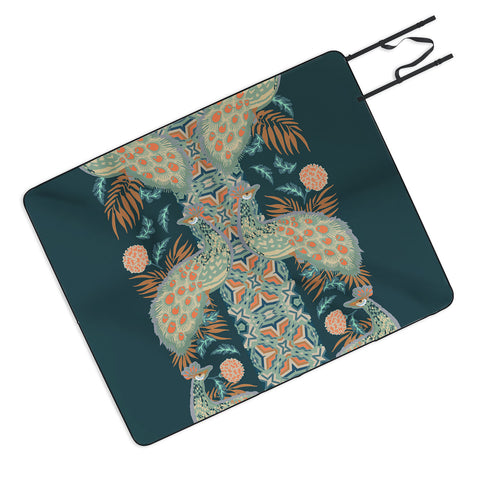Holli Zollinger CHATEAU PEACOCK Picnic Blanket