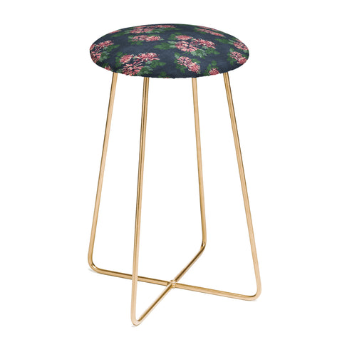 Holli Zollinger CHRYSANTHEMUM TWILIGHT Counter Stool