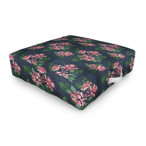 Holli Zollinger CHRYSANTHEMUM TWILIGHT Outdoor Floor Cushion