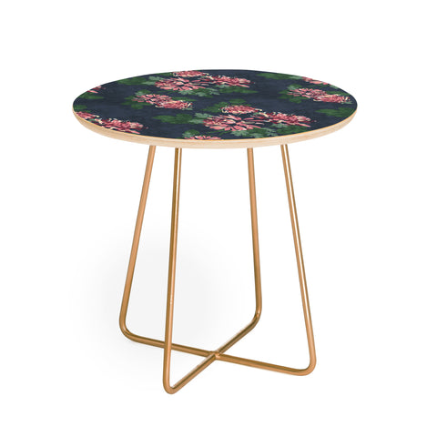 Holli Zollinger CHRYSANTHEMUM TWILIGHT Round Side Table