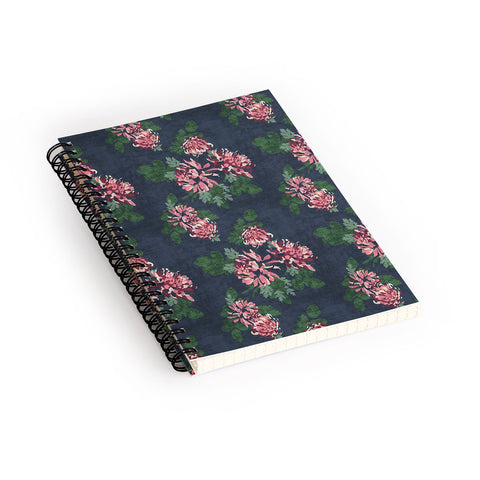 Holli Zollinger CHRYSANTHEMUM TWILIGHT Spiral Notebook