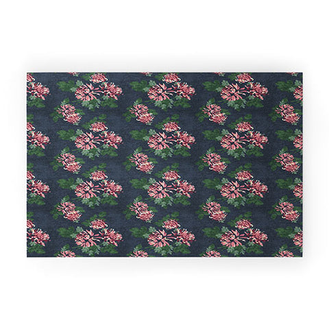 Holli Zollinger CHRYSANTHEMUM TWILIGHT Welcome Mat