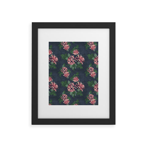 Holli Zollinger CHRYSANTHEMUM TWILIGHT Framed Art Print