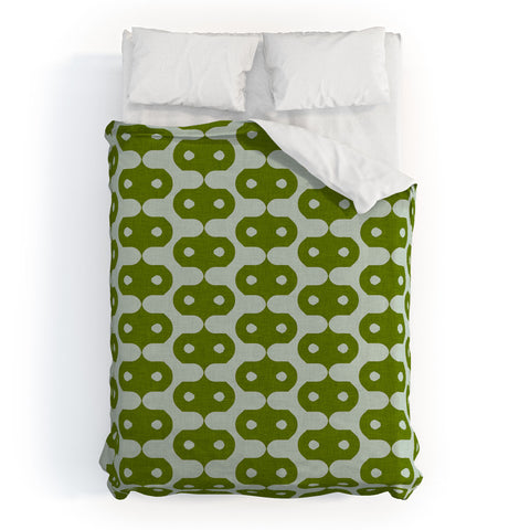 Holli Zollinger Climbing Green Duvet Cover