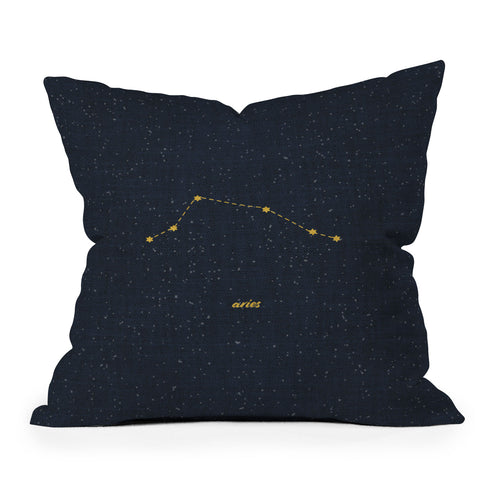 Holli Zollinger CONSTELLATION ARIES Outdoor Throw Pillow