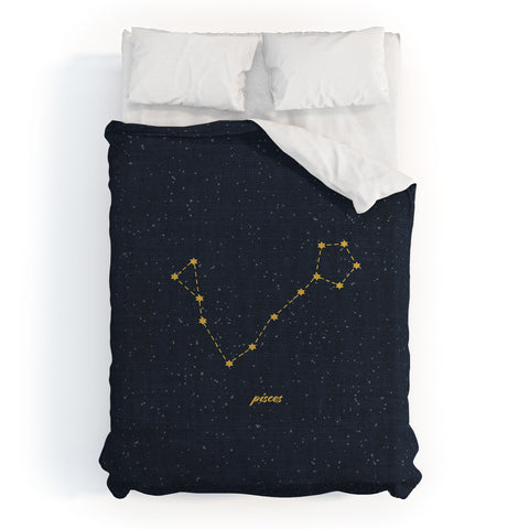 Holli Zollinger CONSTELLATION PISCES Duvet Cover