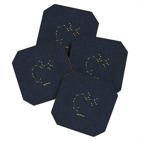 Holli Zollinger CONSTELLATION SAGITTARIUS Coaster Set