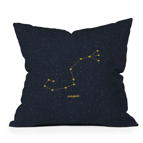 Holli Zollinger CONSTELLATION SCORPIO Outdoor Throw Pillow