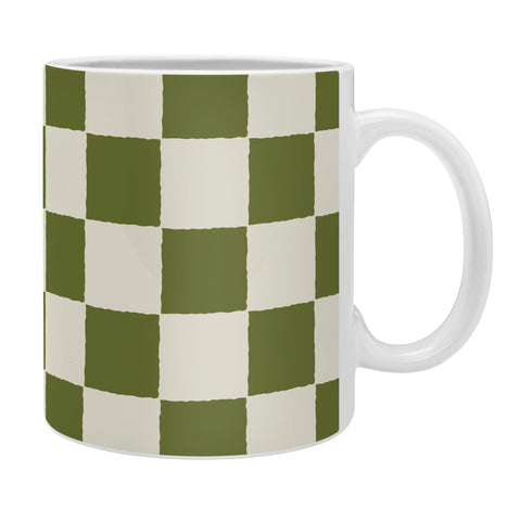 Holli Zollinger DESERT CHECKER OLIVE Coffee Mug