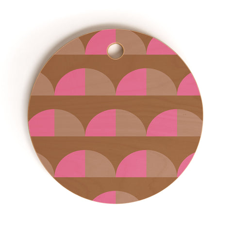 Holli Zollinger DESERT WAVE SUNSET Cutting Board Round