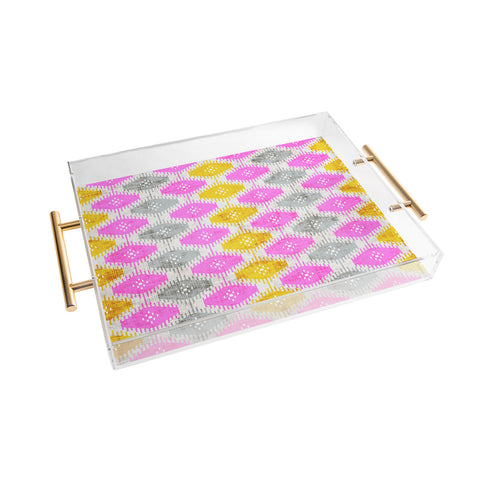 Holli Zollinger Diamond Ikat Acrylic Tray