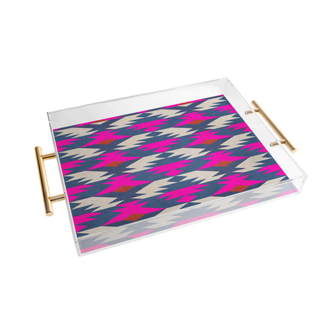 Holli Zollinger Diamond Kilim Acrylic Tray
