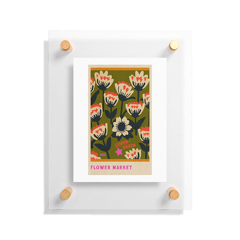 Holli Zollinger FLOWER MARKET COPENHAGEN Floating Acrylic Print