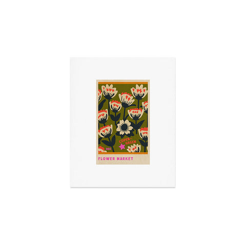 Holli Zollinger FLOWER MARKET COPENHAGEN Art Print