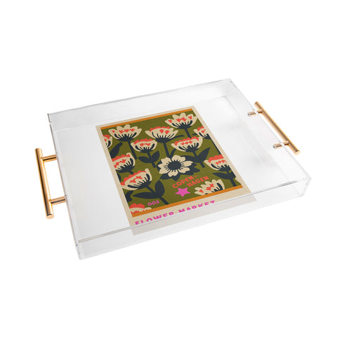 Holli Zollinger FLOWER MARKET COPENHAGEN Acrylic Tray