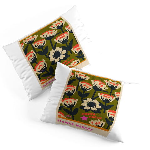 Holli Zollinger FLOWER MARKET COPENHAGEN Pillow Shams