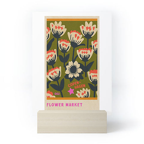 Holli Zollinger FLOWER MARKET COPENHAGEN Mini Art Print