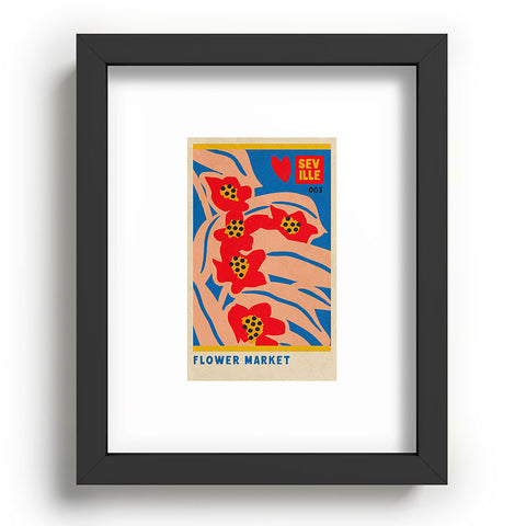 Holli Zollinger FLOWER MARKET SEVILLE Recessed Framing Rectangle