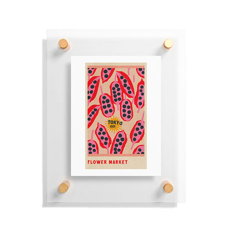 Holli Zollinger FLOWER MARKET TOKYO Floating Acrylic Print