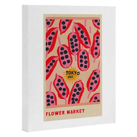 Holli Zollinger FLOWER MARKET TOKYO Art Canvas