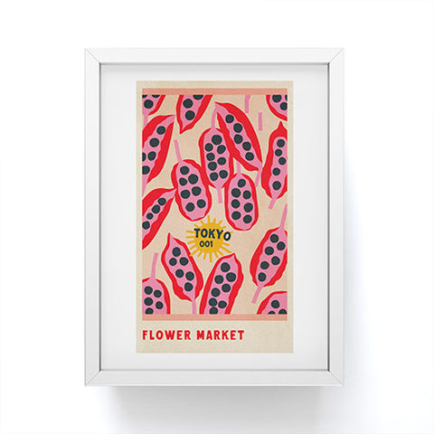 Holli Zollinger FLOWER MARKET TOKYO Framed Mini Art Print