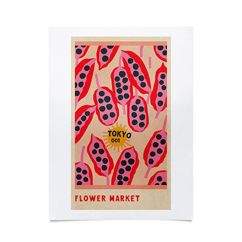 Holli Zollinger FLOWER MARKET TOKYO Poster