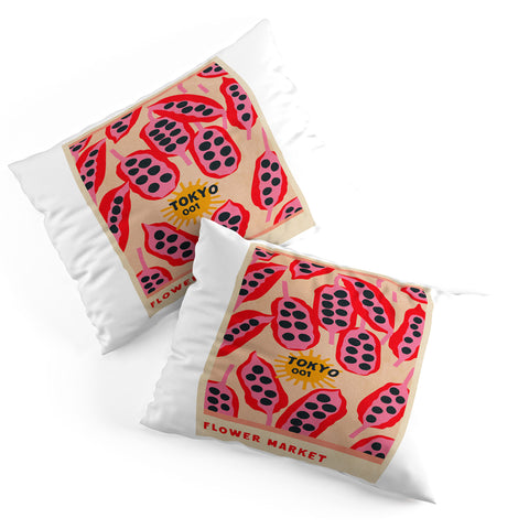 Holli Zollinger FLOWER MARKET TOKYO Pillow Shams