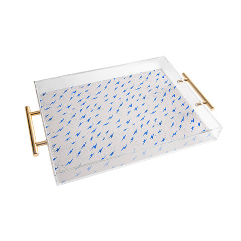 Holli Zollinger Folka Bolt Blue Acrylic Tray
