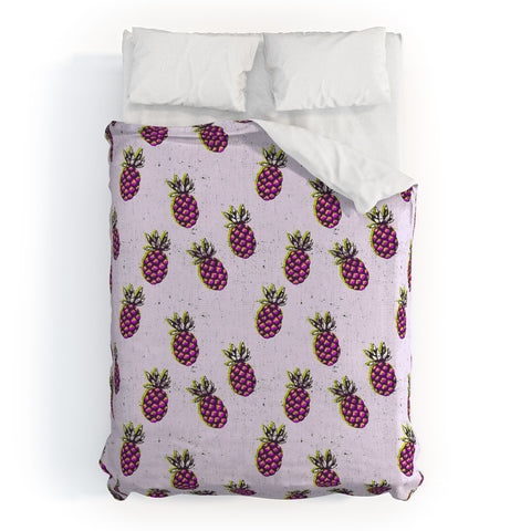 Holli Zollinger folka pineapple Duvet Cover
