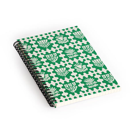 Holli Zollinger FOLKFLOWER FOREST Spiral Notebook