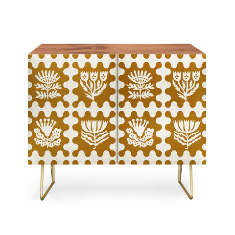 Holli Zollinger FOLKFLOWER MARIGOLD Credenza