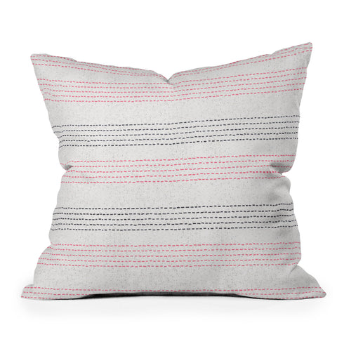 Holli Zollinger FRENCH LINEN GEO STRIPE Outdoor Throw Pillow