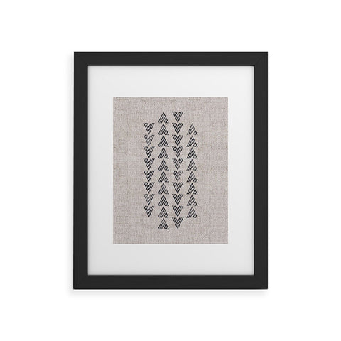 Holli Zollinger FRENCH LINEN TRI ARROW Framed Art Print havenly