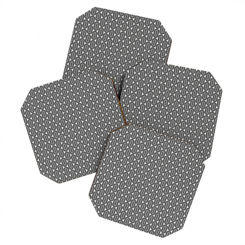 Holli Zollinger GREY DOT Coaster Set
