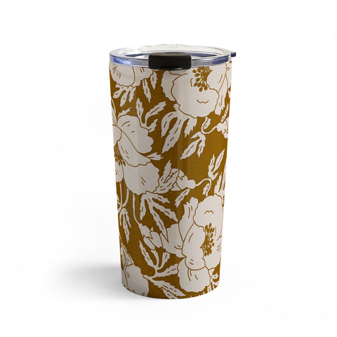 Holli Zollinger INDRA POPPY OCHRE Travel Mug