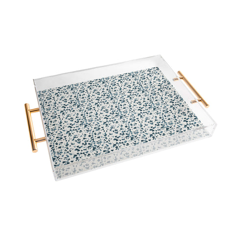 Holli Zollinger INDRA TERRAZZO NAVY Acrylic Tray