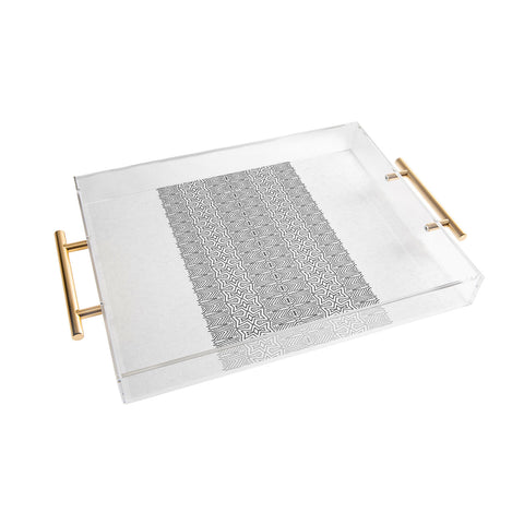 Holli Zollinger JAFFA STRIPE Acrylic Tray