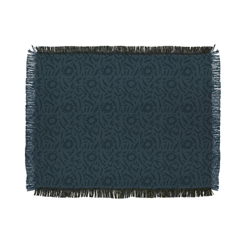 Holli Zollinger JULES BLUE Throw Blanket